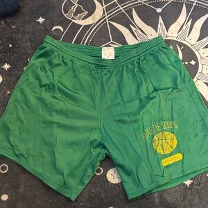 Beastie Boys Champion Green Athletic Shorts